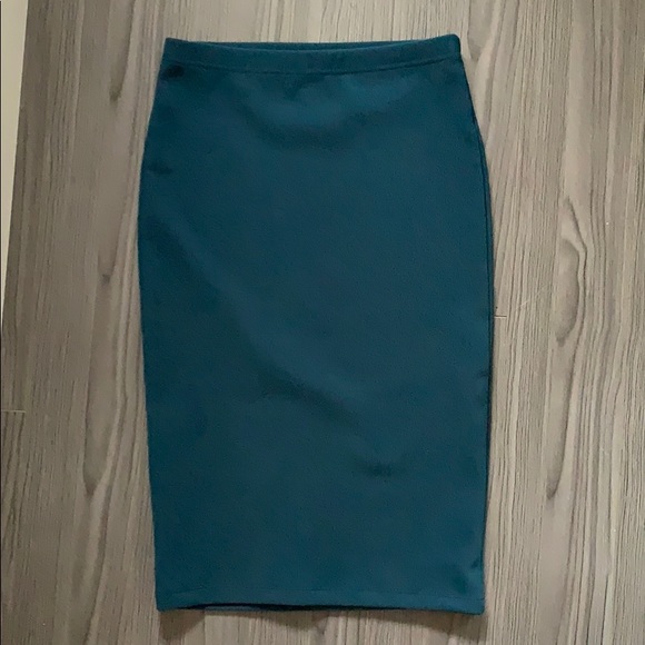Teal Pencil skirt - Picture 2 of 2